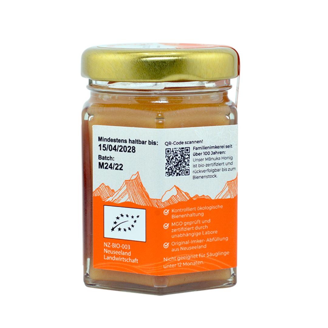 Organic Manuka Honey MGO 200+ TranzAlpine