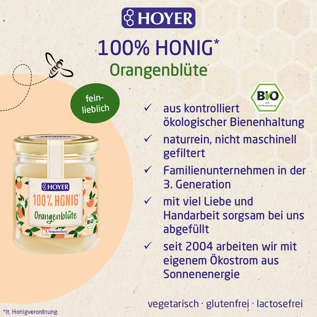 Orange blossom honey