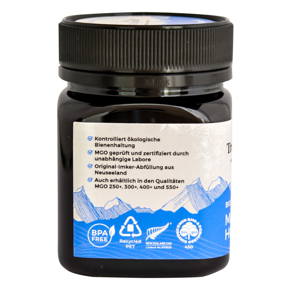Bio Manuka Honig MGO 100+ TranzAlpine