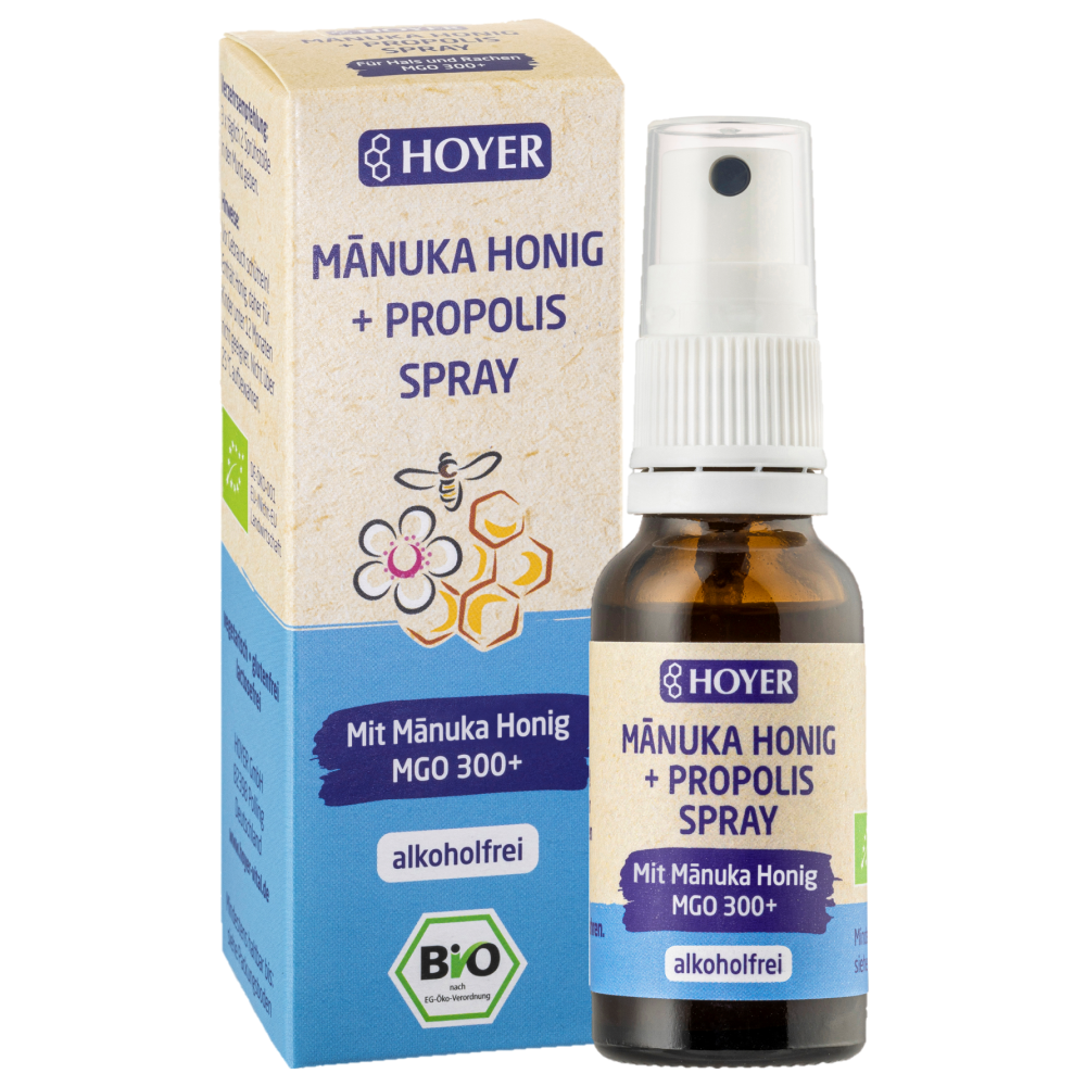 Manuka Honig + Propolis Spray alkoholfrei