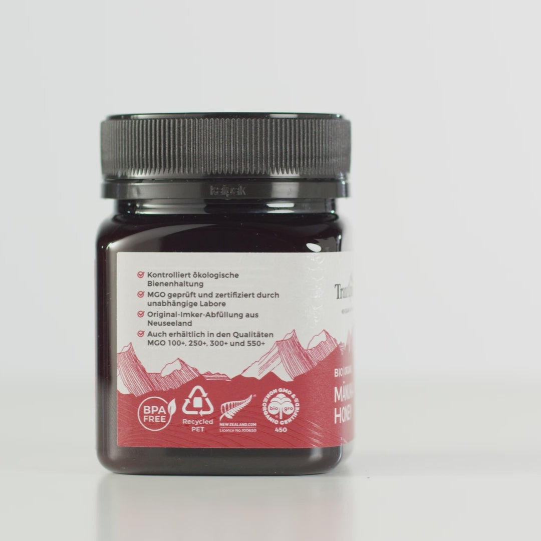 Bio Manuka Honig MGO 400+ TranzAlpine
