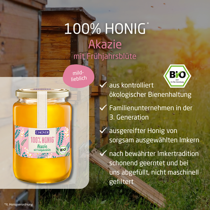 Akazienhonig mit Frühjahrsblüte