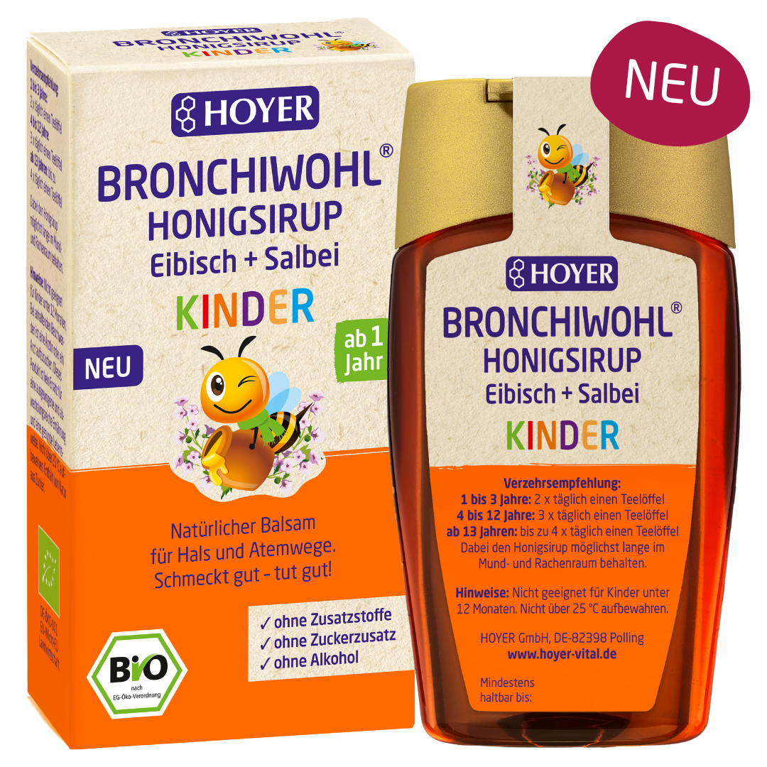 BRONCHIWOHL Kinder Honigsirup Eibisch + Salbei