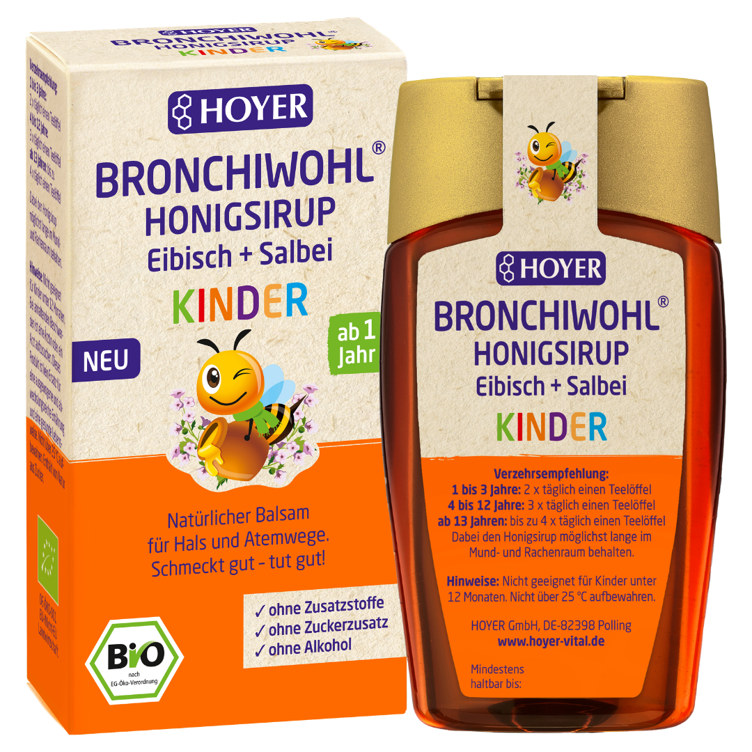 BRONCHIWOHL Kids Honey Syrup Marshmallow + Sage