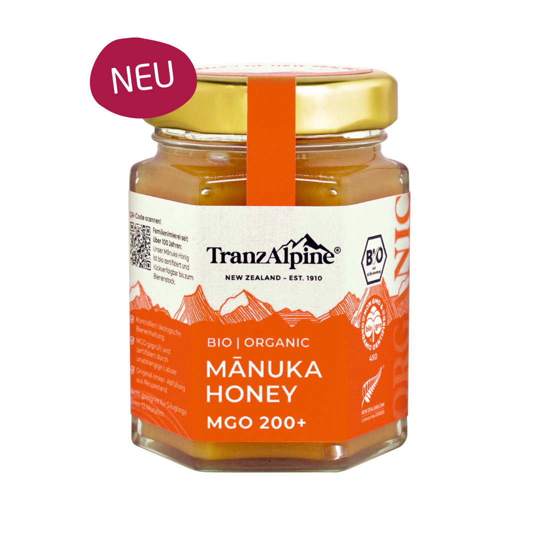 Bio Manuka Honig MGO 200+ TranzAlpine