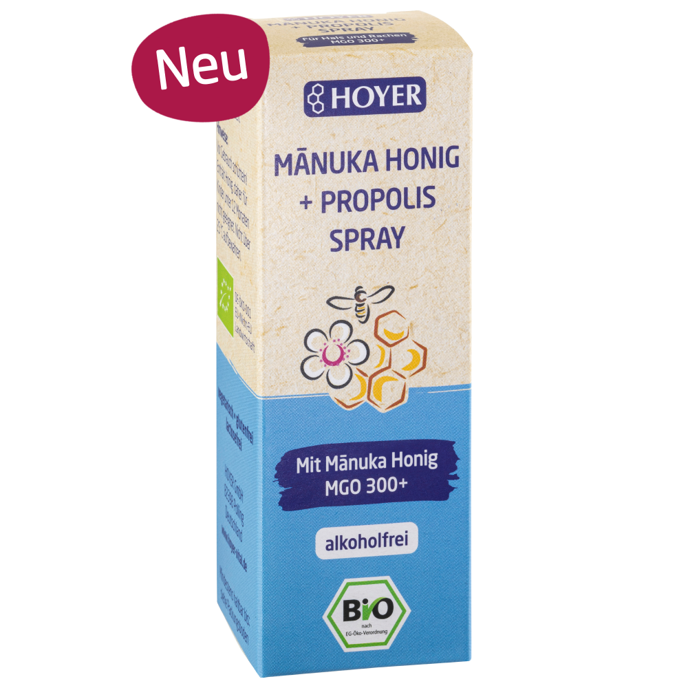 Manuka honey + propolis spray alcohol-free