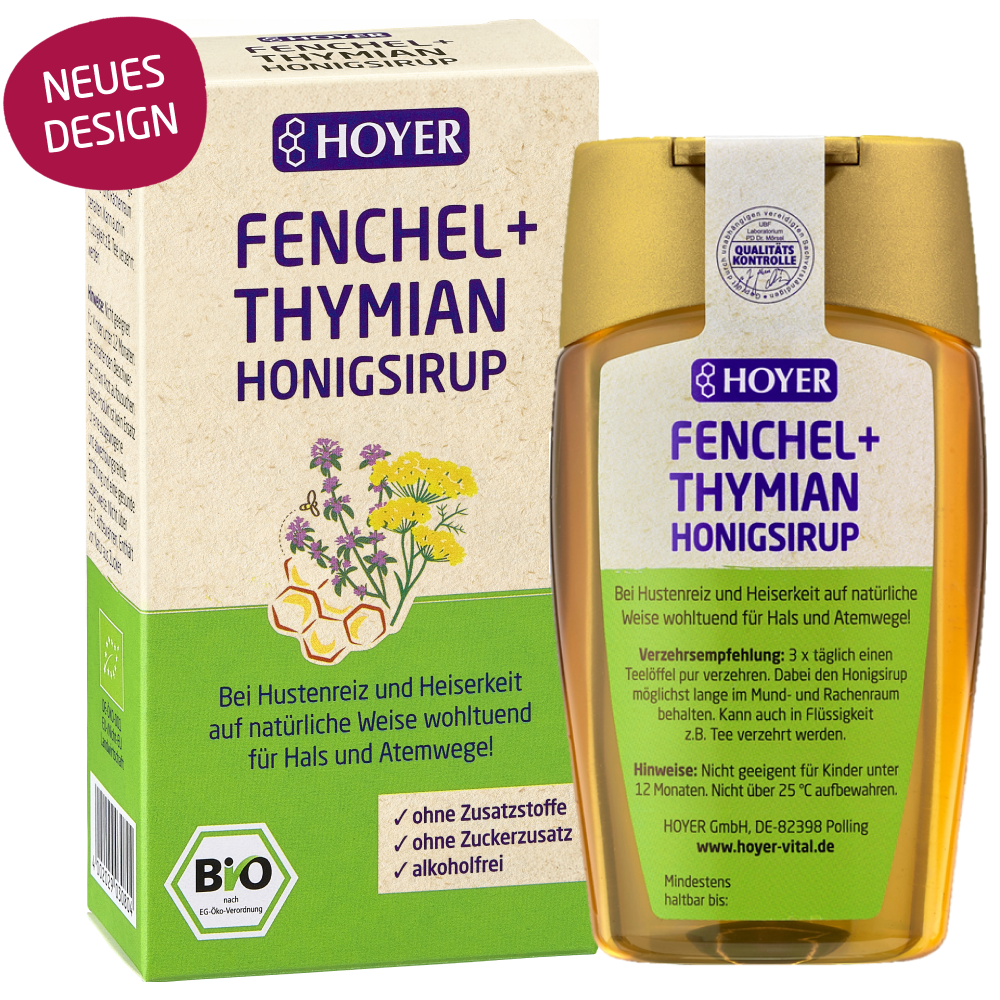 Fenchel + Thymian Honigsirup