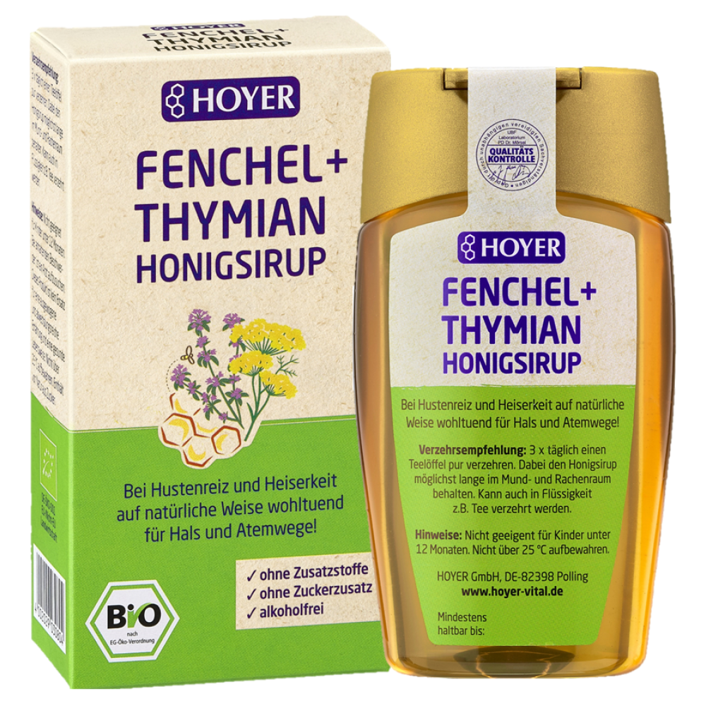 Fenchel + Thymian Honigsirup