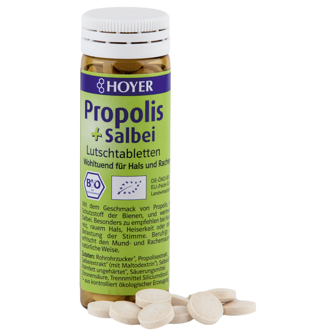 Propolis + sage lozenges