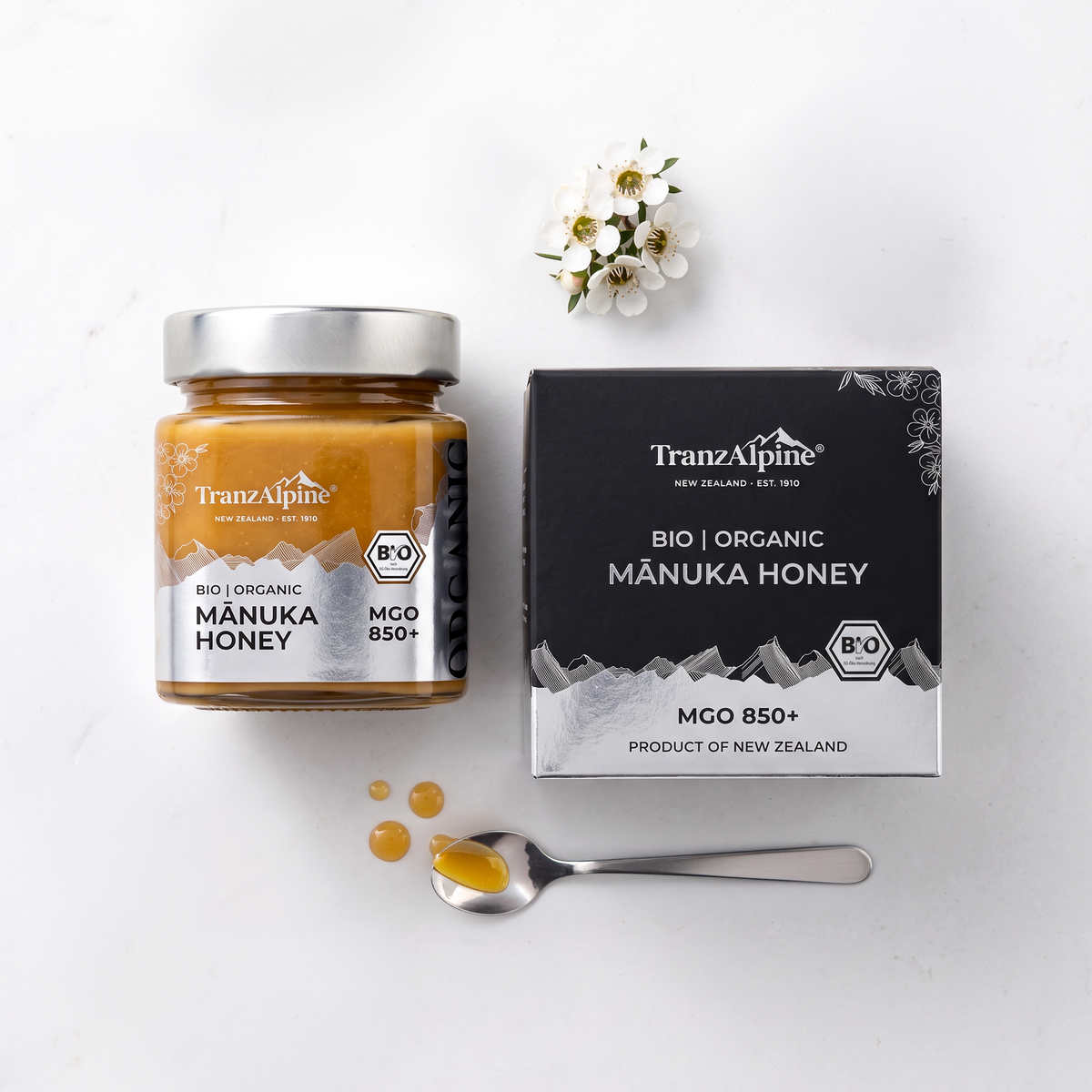 Bio Manuka Honig MGO 850+ TranzAlpine
