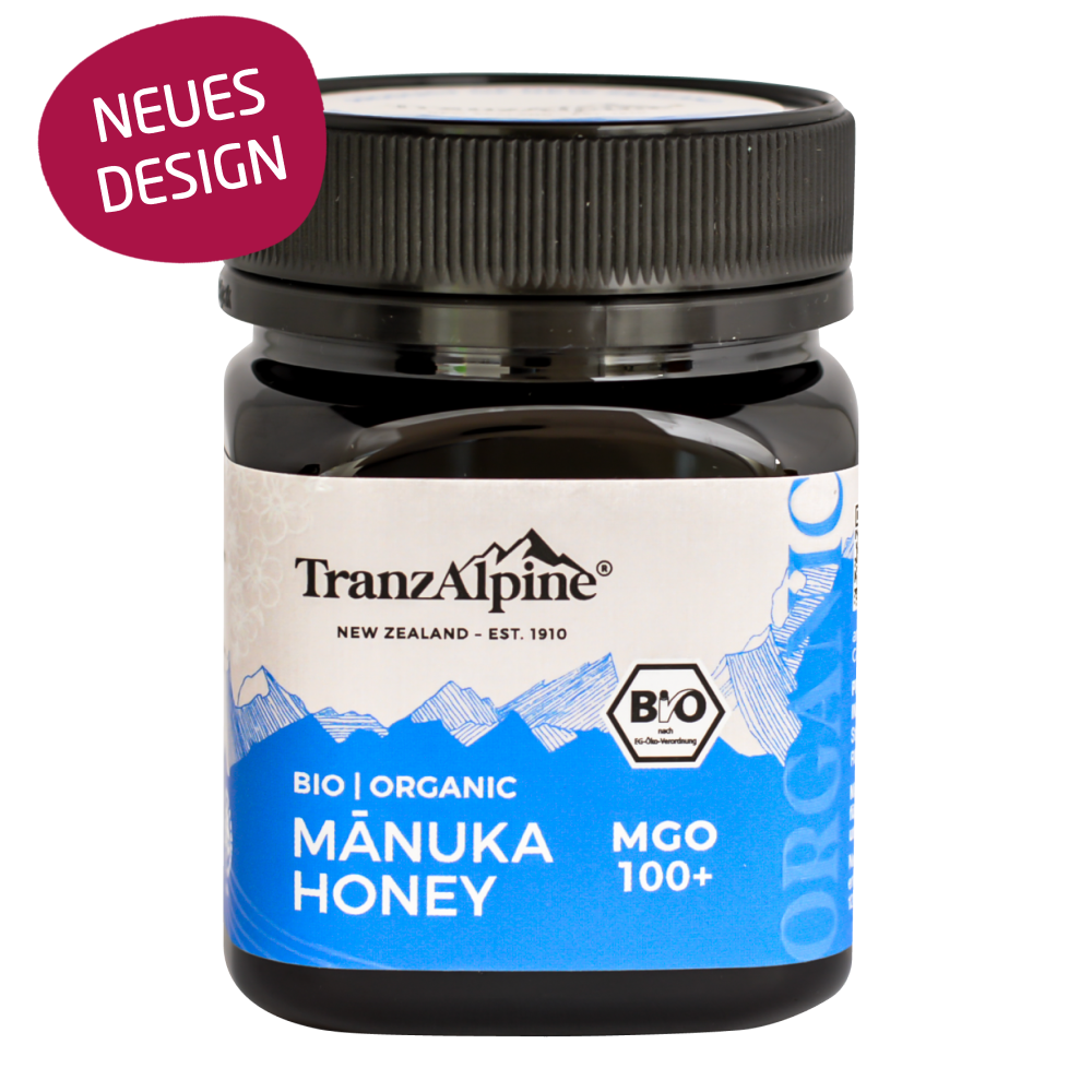 TranzAlpine Organic Manuka Honey MGO 100+