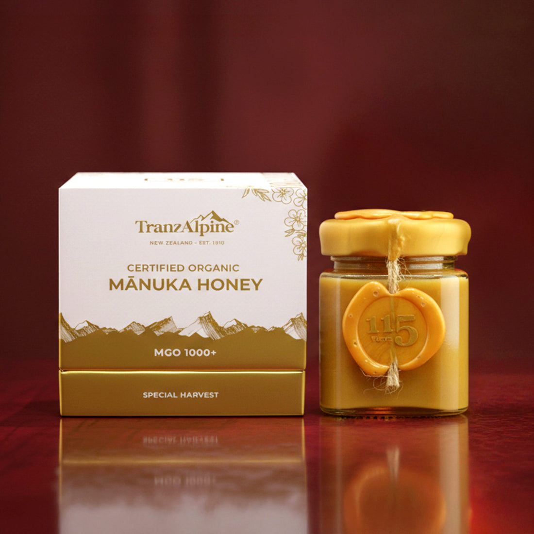 Bio Manuka Honig MGO 1000+ TranzAlpine Jubiläumsausgabe