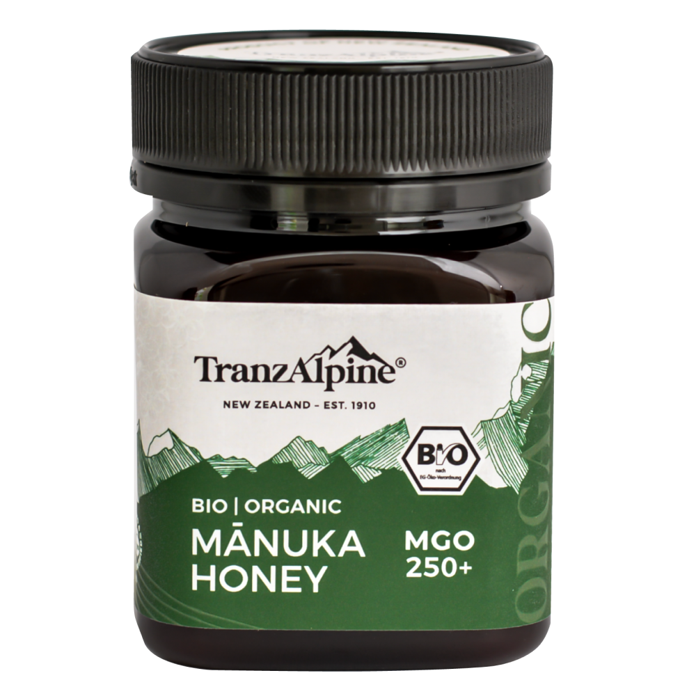 TranzAlpine Organic Manuka Honey MGO 250+