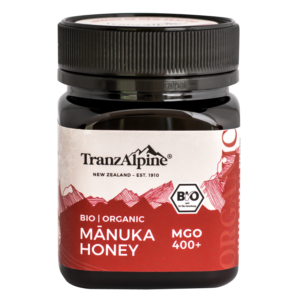 TranzAlpine Bio-Manuka Honig MGO 400+