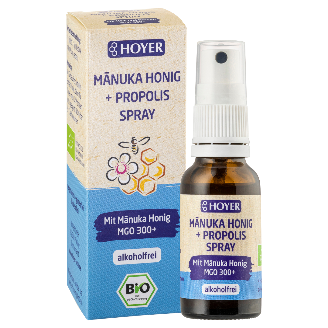 Manuka honey + propolis spray alcohol-free