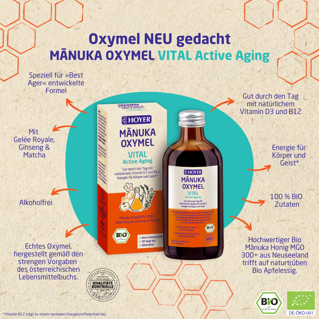 oxymel im kühlschrank aufbewahren Manuka Oxymel Vital Active Aging – hoyer-honig.de
