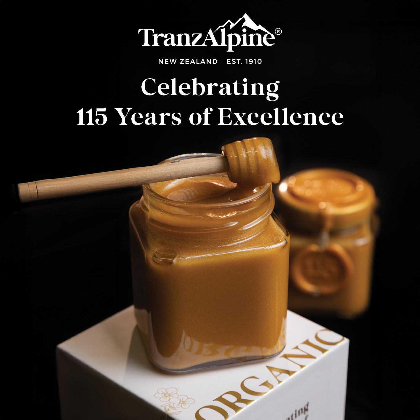 Bio Manuka Honig MGO 1000+ TranzAlpine Jubiläumsausgabe