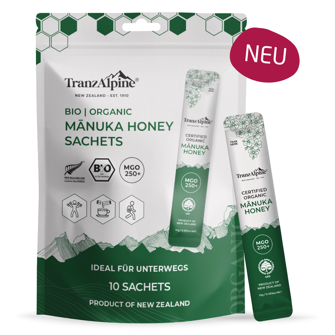 Bio Manuka Honig Sachets MGO 250+ TranzAlpine
