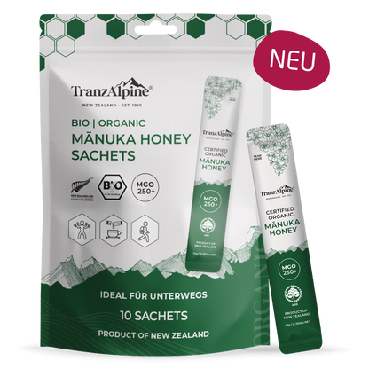 Bio Manuka Honig Sachets MGO 250+ TranzAlpine