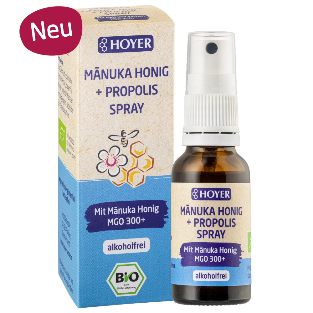 Manuka Honig + Propolis Spray alkoholfrei